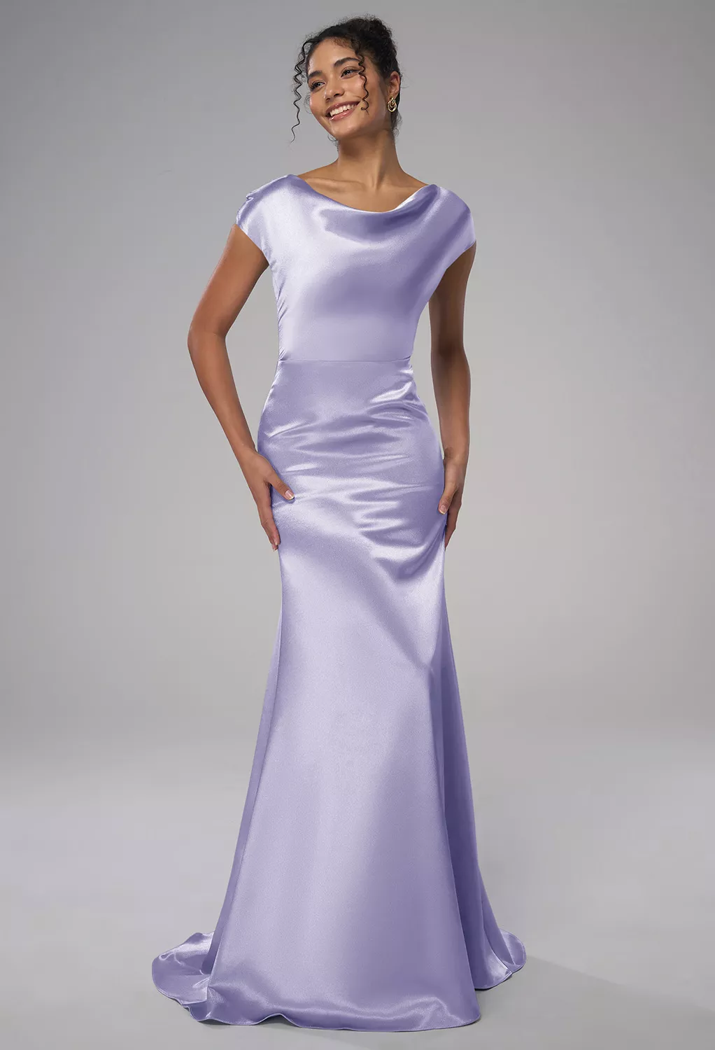 AW Louie Purple Haze  Long Bridesmaid Dresses